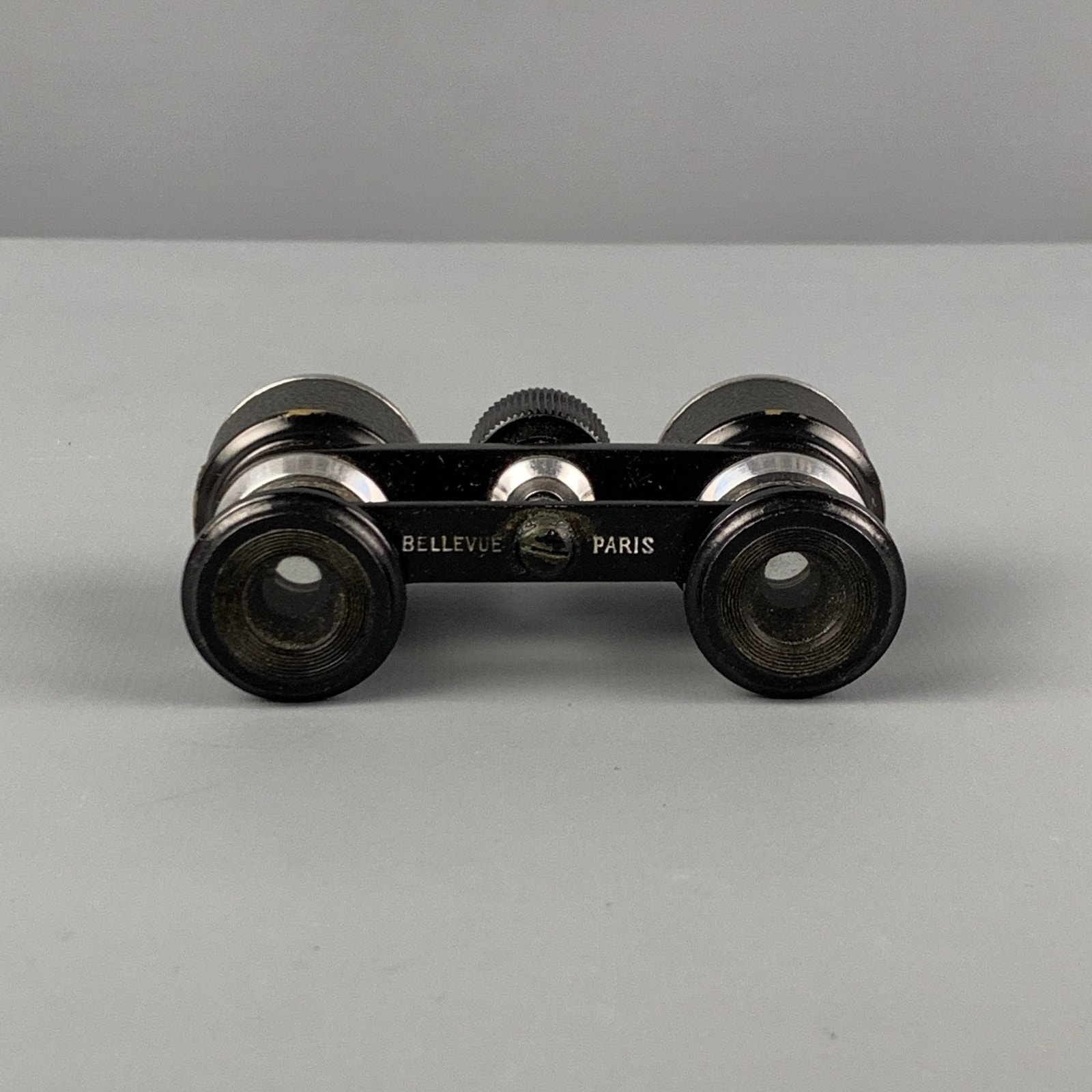 Bellevue Paris Black Metal Vintage Opera Glasses